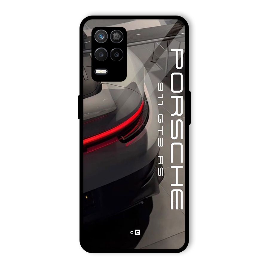 Super Sports Car Glass Back Case for Realme 8s 5G
