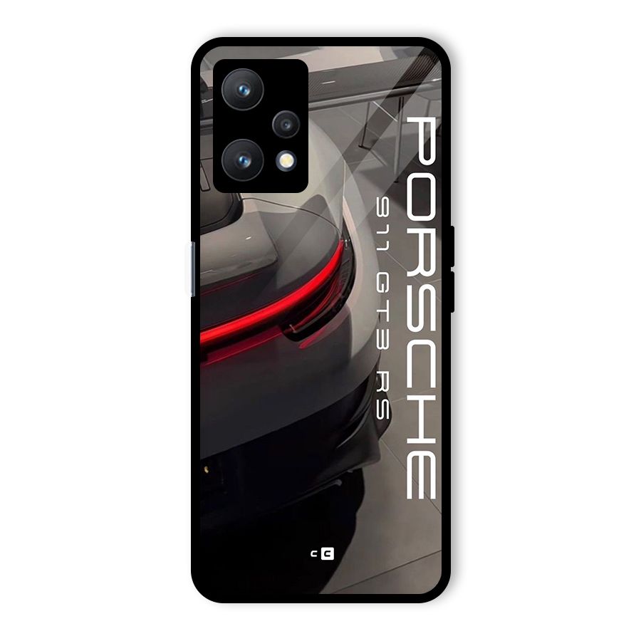 Super Sports Car Glass Back Case for Realme 9 Pro 5G