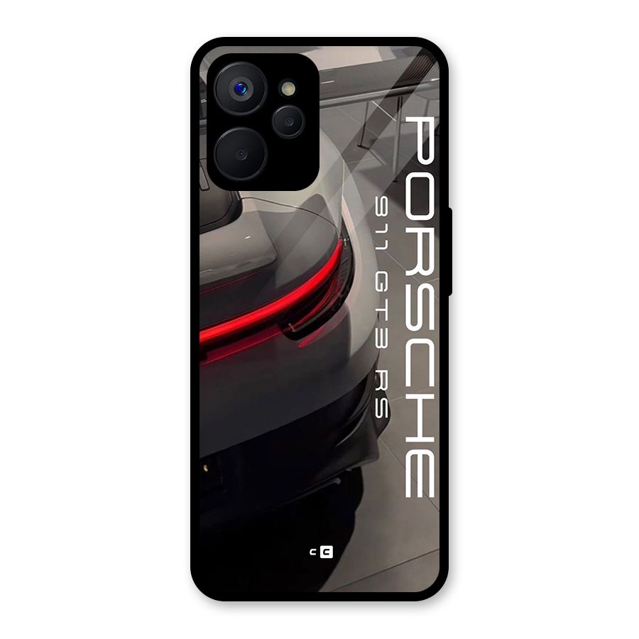 Super Sports Car Glass Back Case for Realme 9i 5G