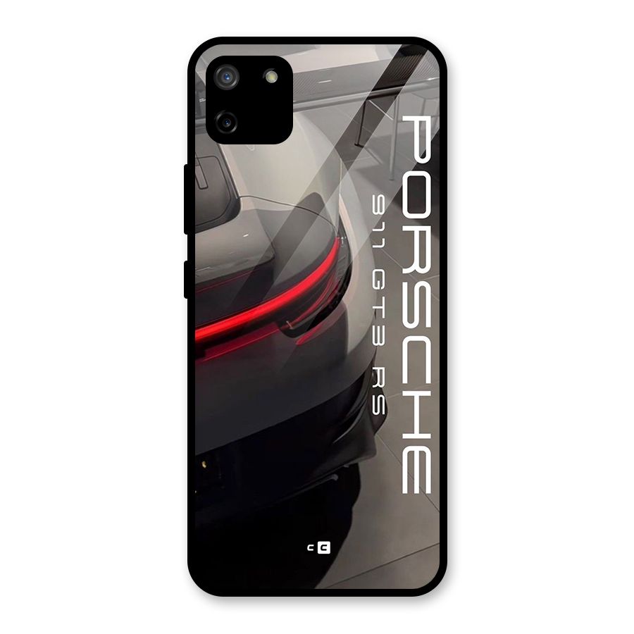 Super Sports Car Glass Back Case for Realme C11