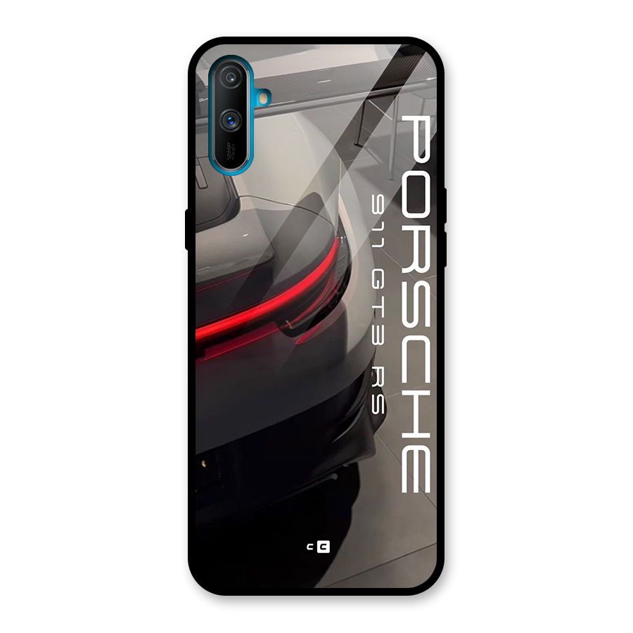 Super Sports Car Glass Back Case for Realme C3