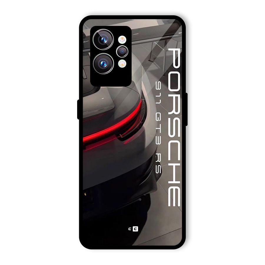 Super Sports Car Glass Back Case for Realme GT2 Pro