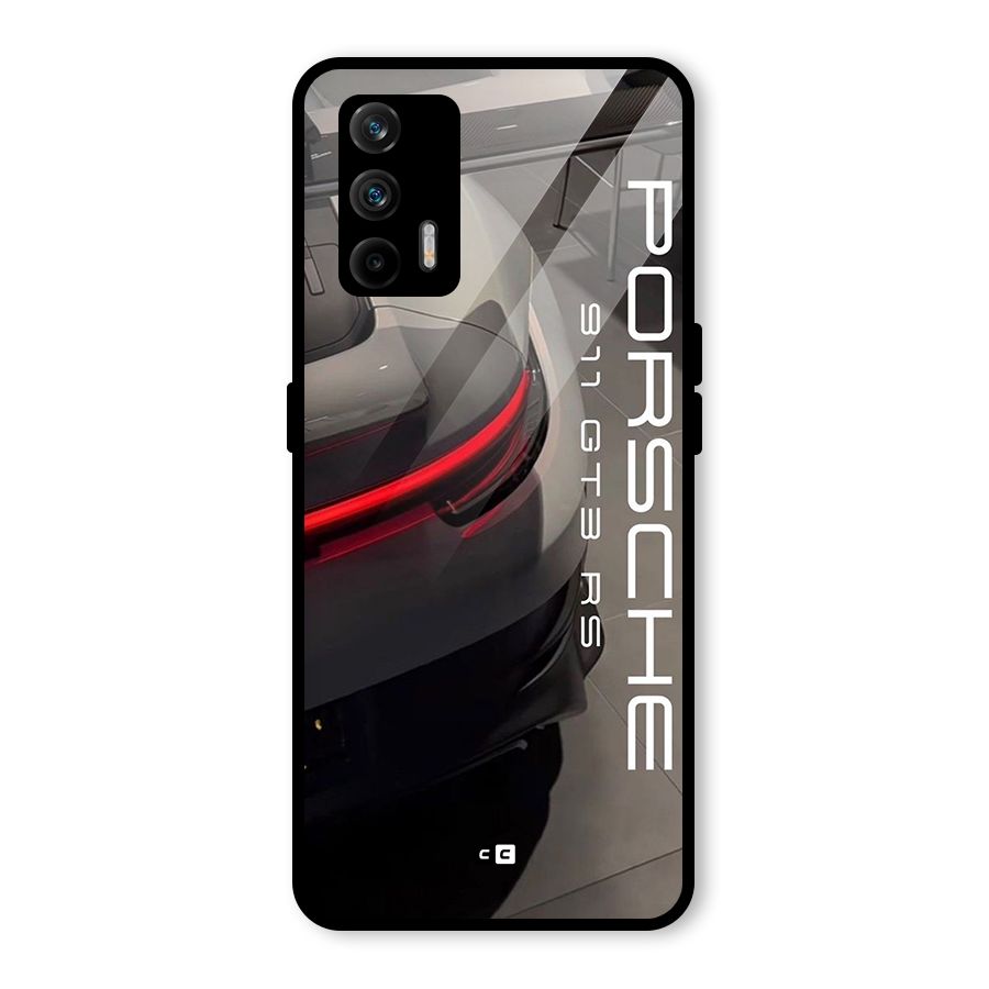 Super Sports Car Glass Back Case for Realme GT 5G