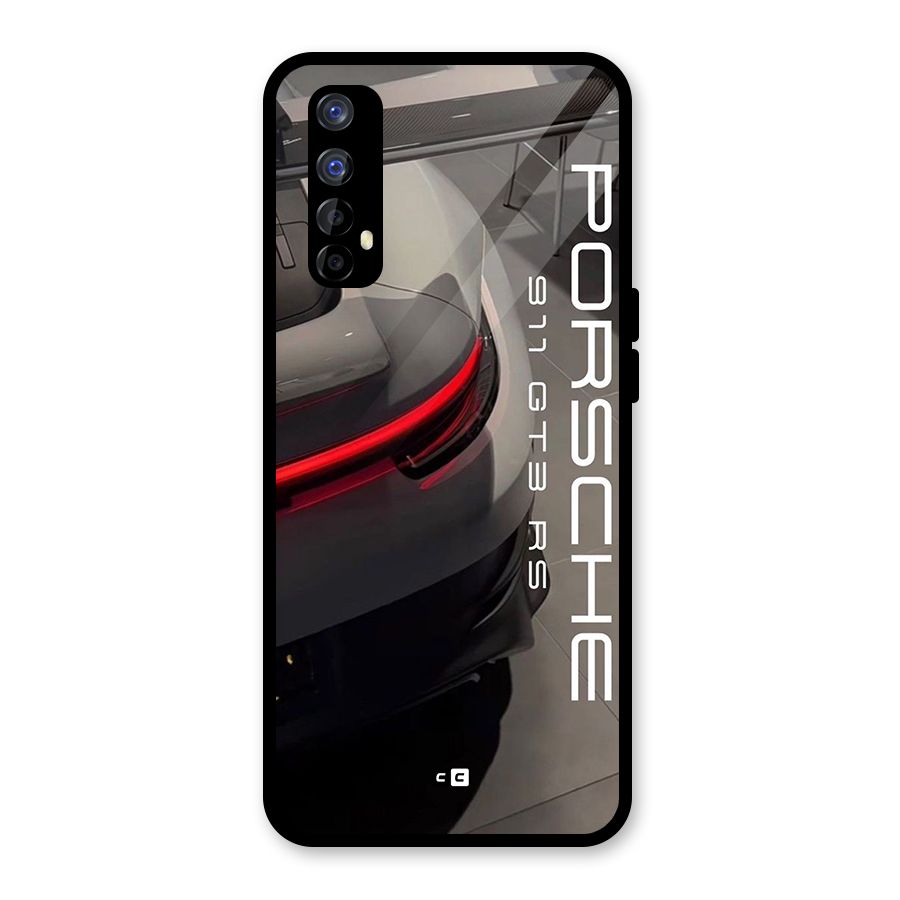 Super Sports Car Glass Back Case for Realme Narzo 20 Pro