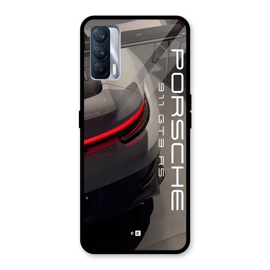 Super Sports Car Glass Back Case for Realme X7