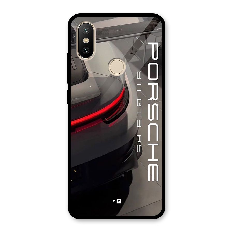 Super Sports Car Glass Back Case for Redmi A1