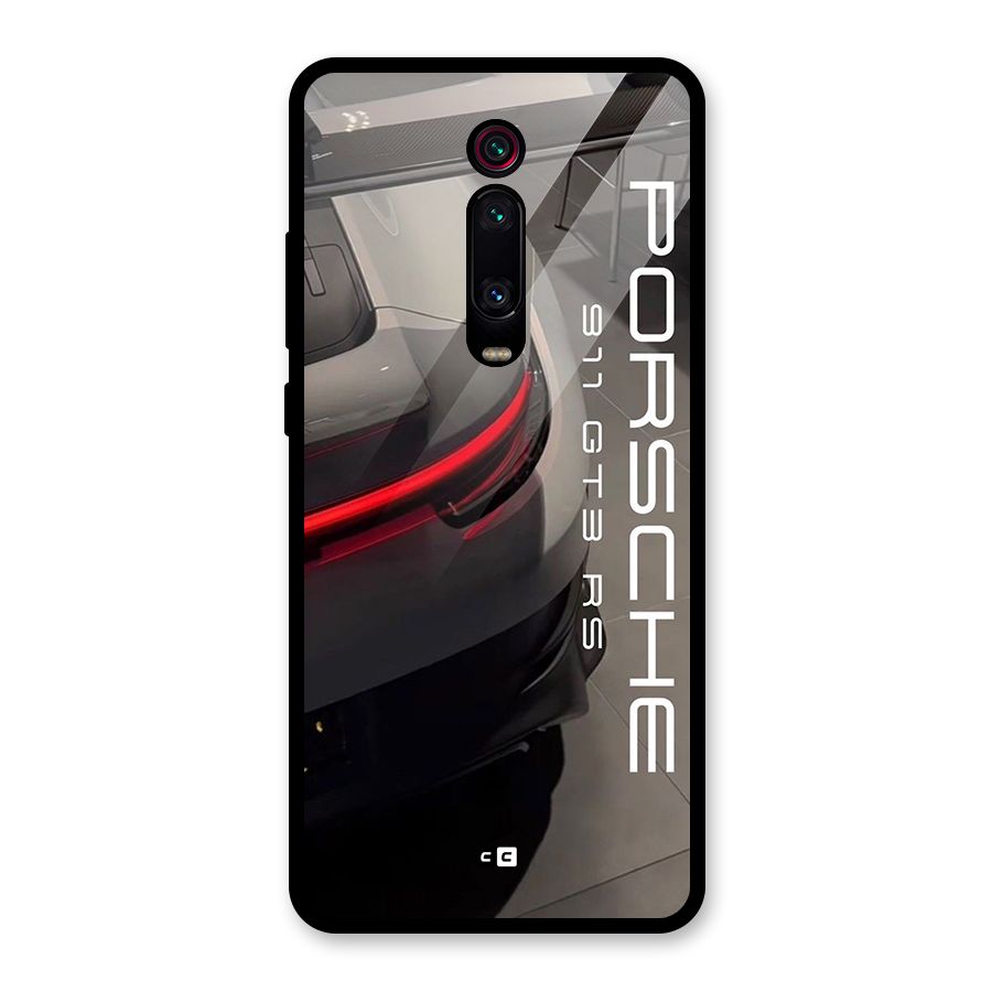 Super Sports Car Glass Back Case for Redmi K20 Pro