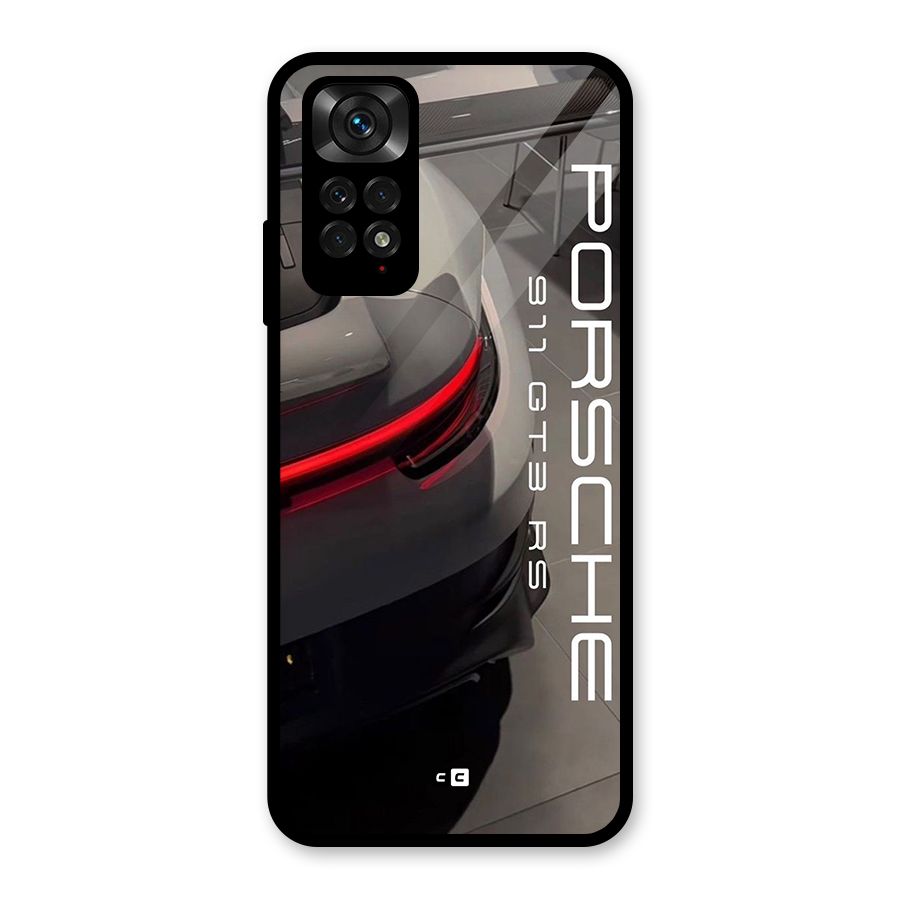 Super Sports Car Glass Back Case for Redmi Note 11S