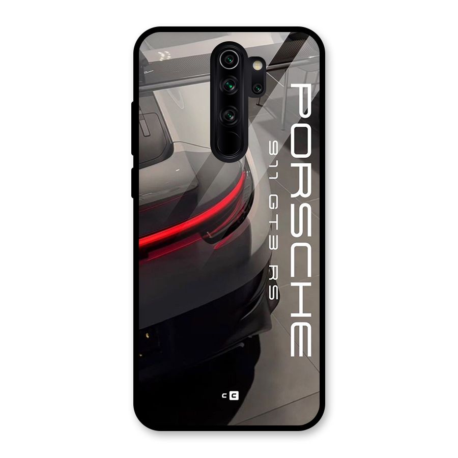 Super Sports Car Glass Back Case for Redmi Note 8 Pro
