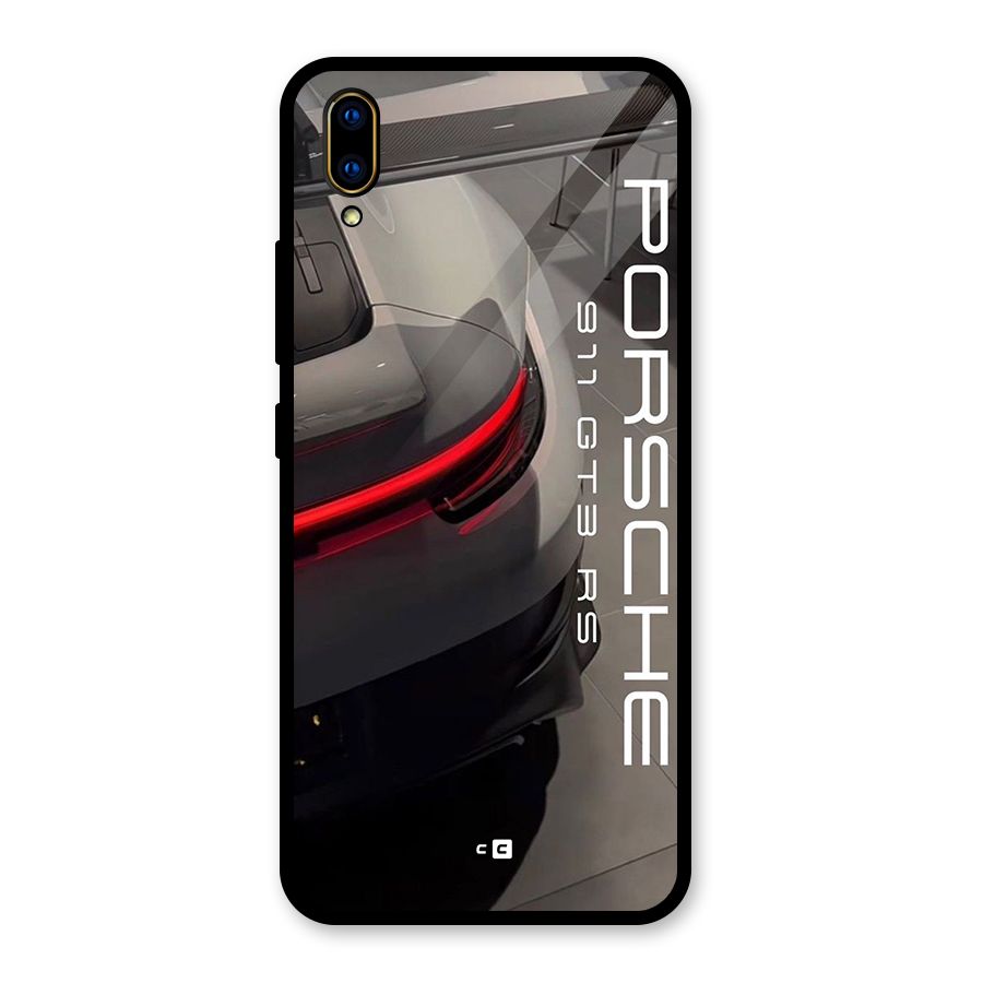 Super Sports Car Glass Back Case for Vivo V11 Pro