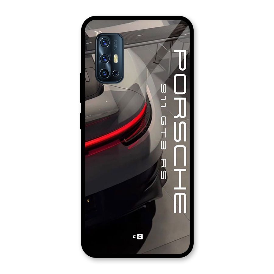 Super Sports Car Glass Back Case for Vivo V17
