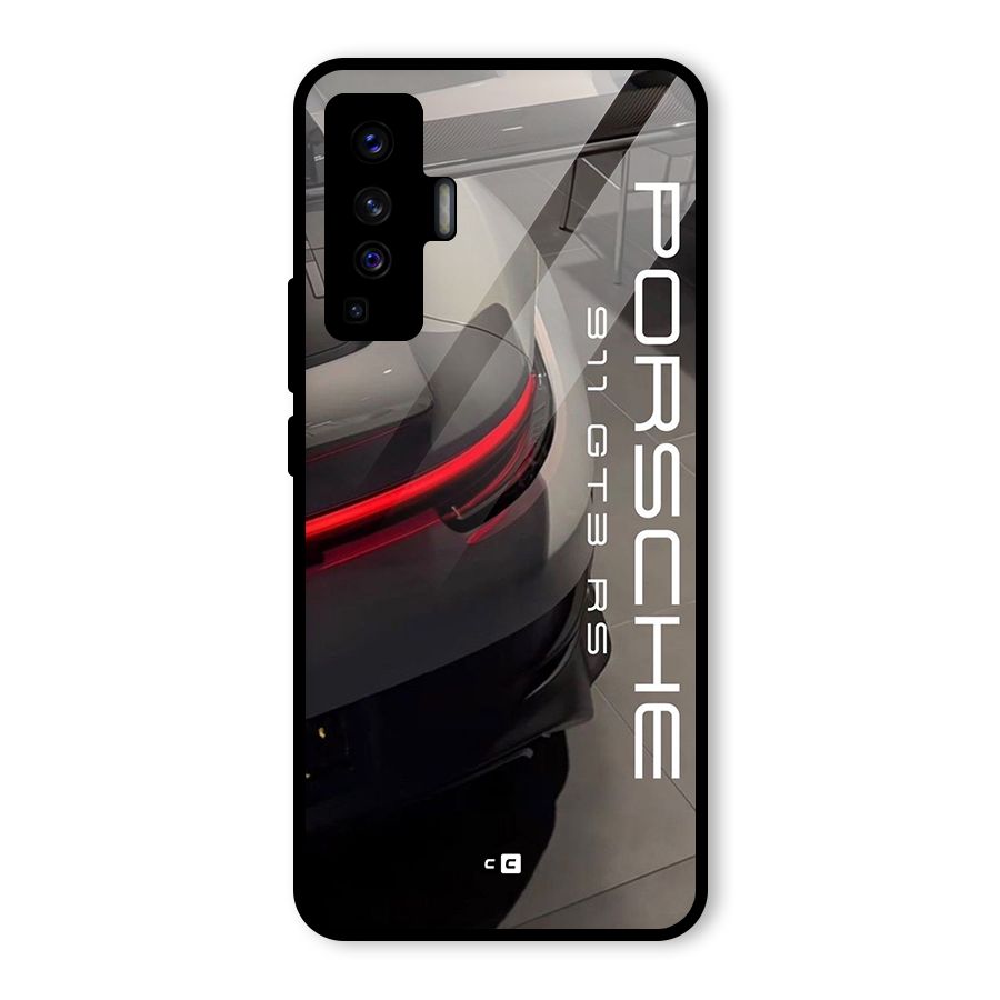 Super Sports Car Glass Back Case for Vivo X50