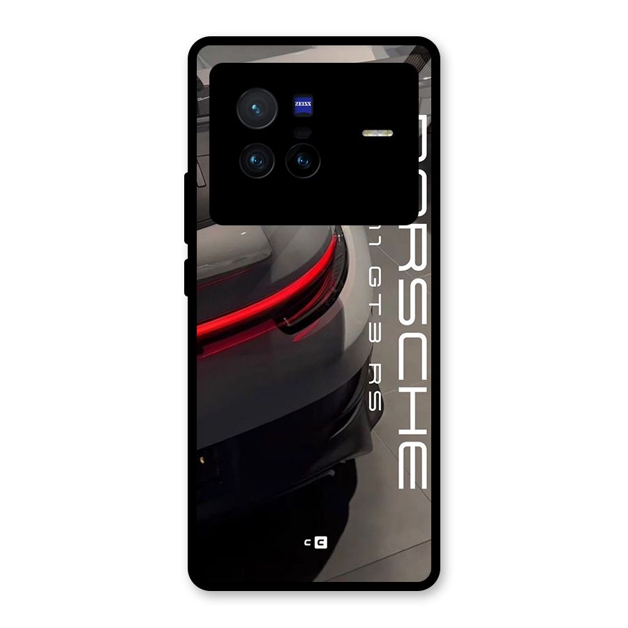 Super Sports Car Glass Back Case for Vivo X80