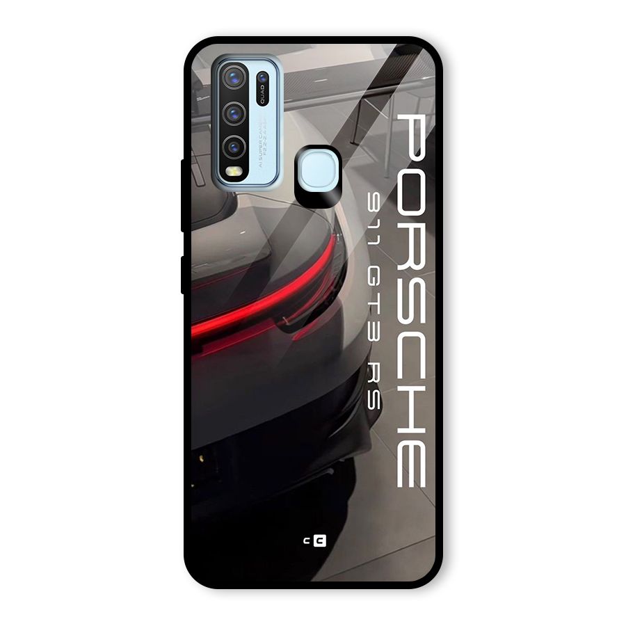 Super Sports Car Glass Back Case for Vivo Y50
