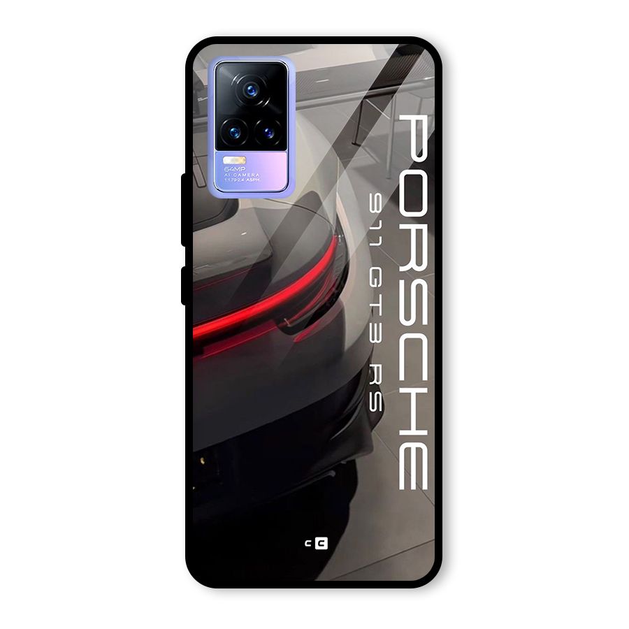 Super Sports Car Glass Back Case for Vivo Y73
