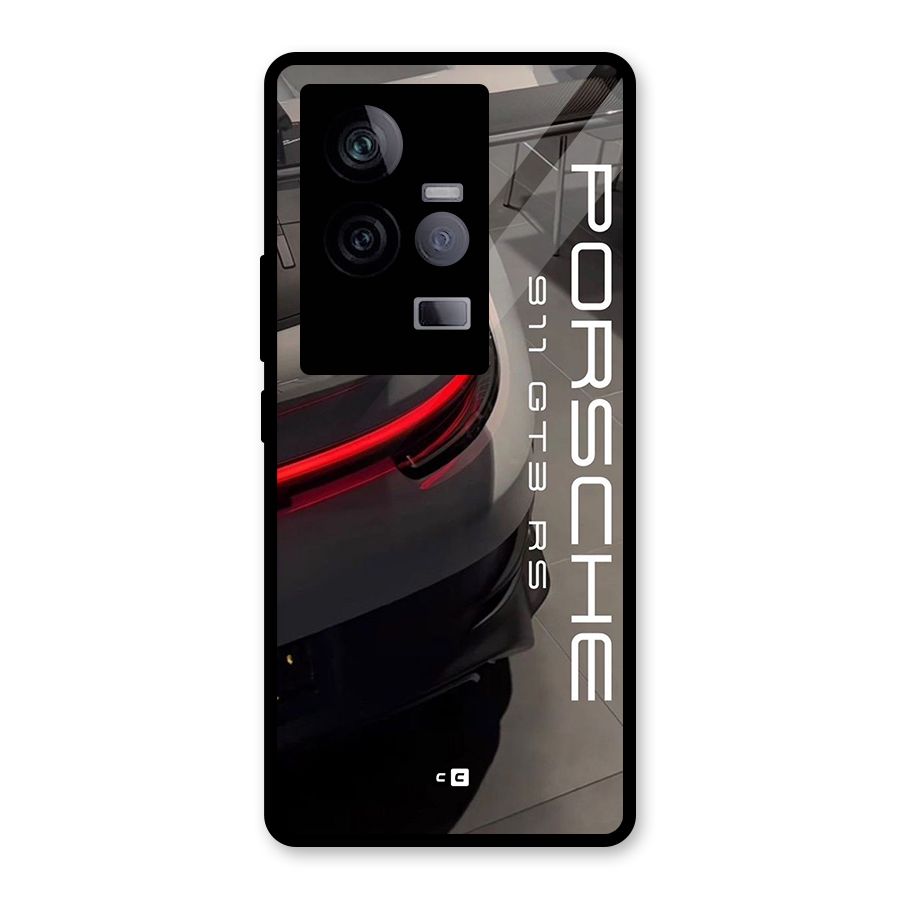 Super Sports Car Glass Back Case for Vivo iQOO 11 5G