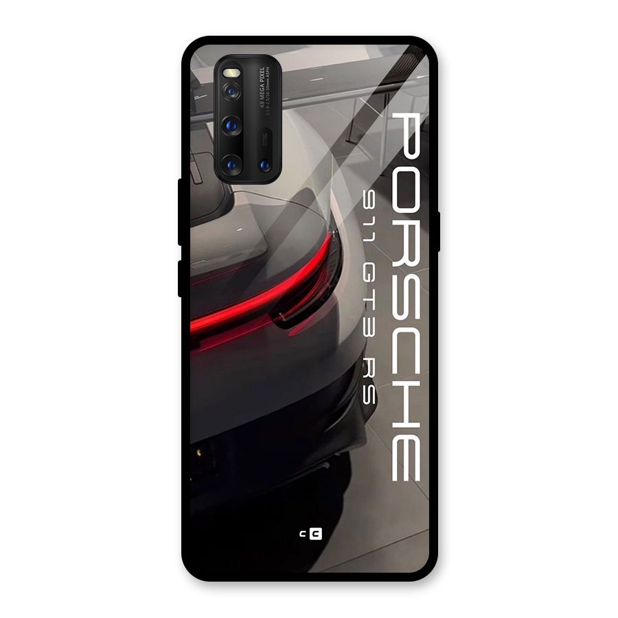 Super Sports Car Glass Back Case for Vivo iQOO 3