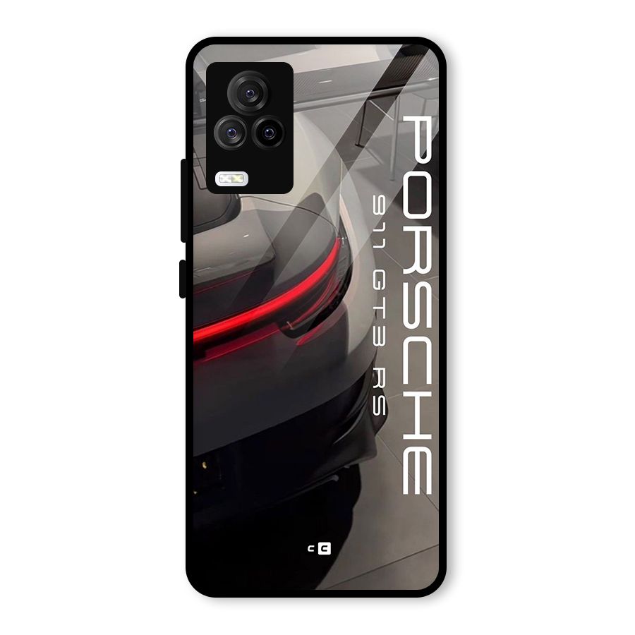 Super Sports Car Glass Back Case for Vivo iQOO 7 Legend 5G