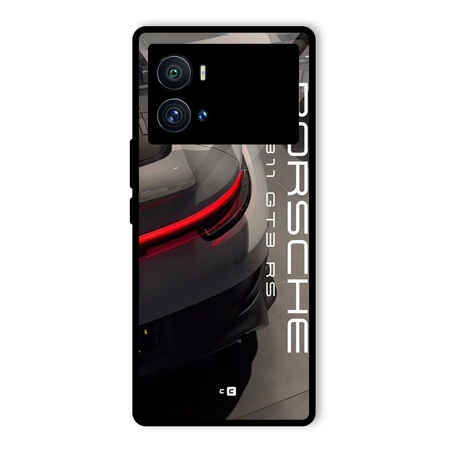 Super Sports Car Glass Back Case for Vivo iQOO 9 Pro