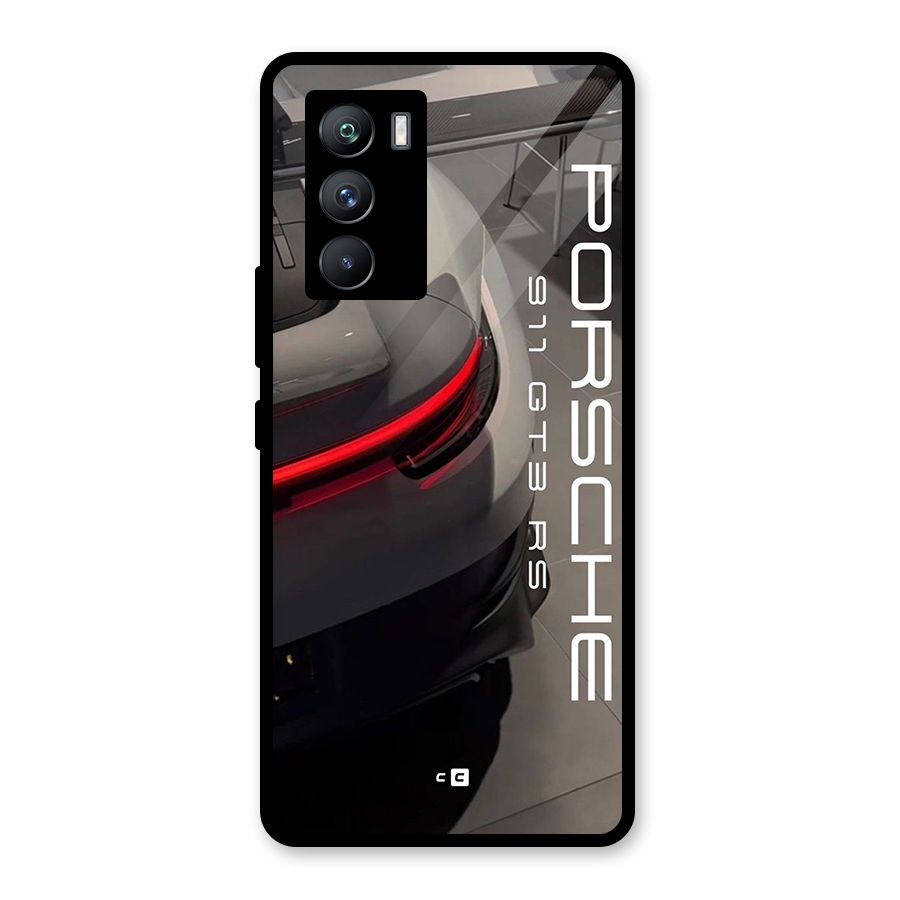 Super Sports Car Glass Back Case for Vivo iQOO 9 SE