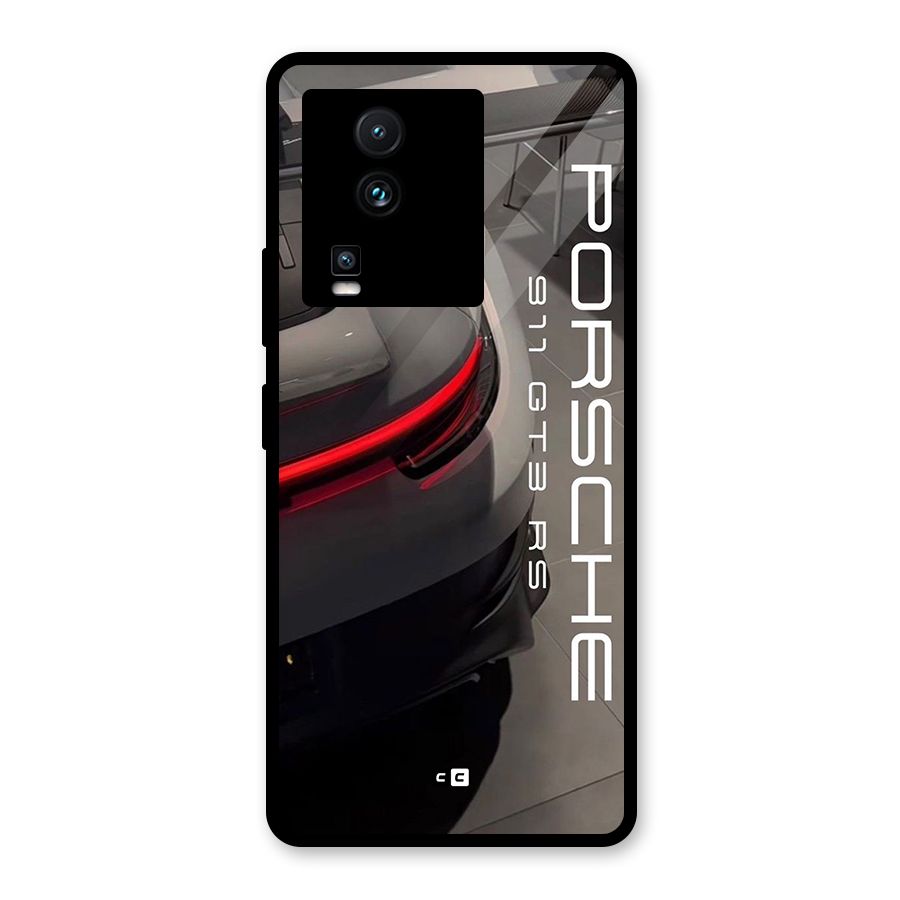 Super Sports Car Glass Back Case for Vivo iQOO Neo 7 Pro