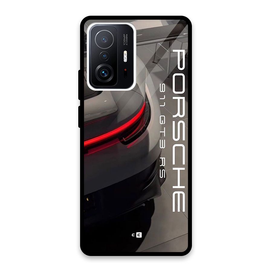 Super Sports Car Glass Back Case for Xiaomi 11T Pro