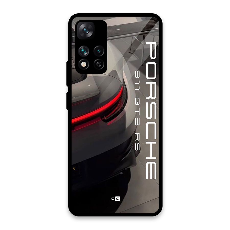 Super Sports Car Glass Back Case for Xiaomi 11i HyperCharge 5G