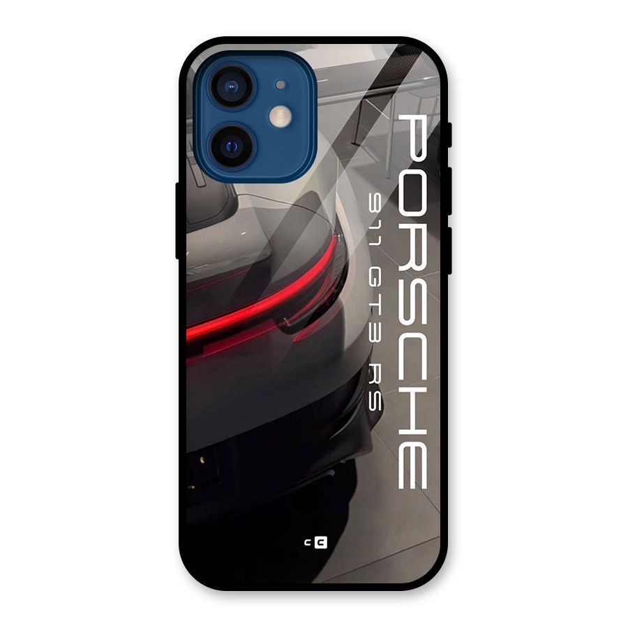 Super Sports Car Glass Back Case for iPhone 12 Mini