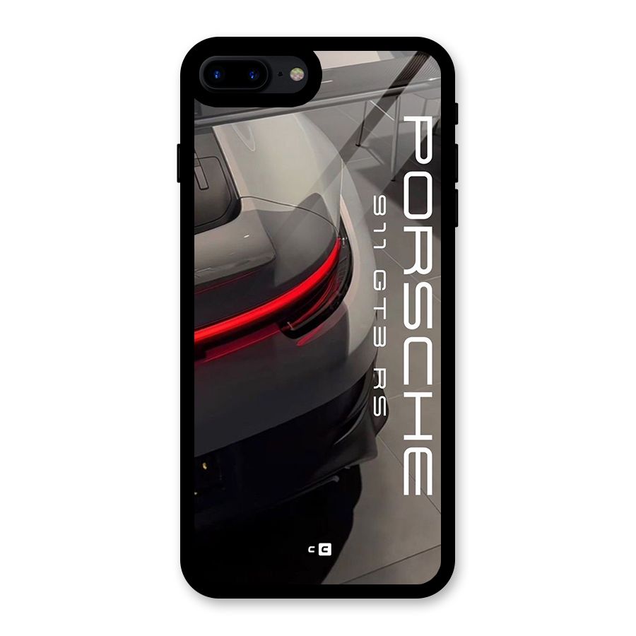 Super Sports Car Glass Back Case for iPhone 8 Plus
