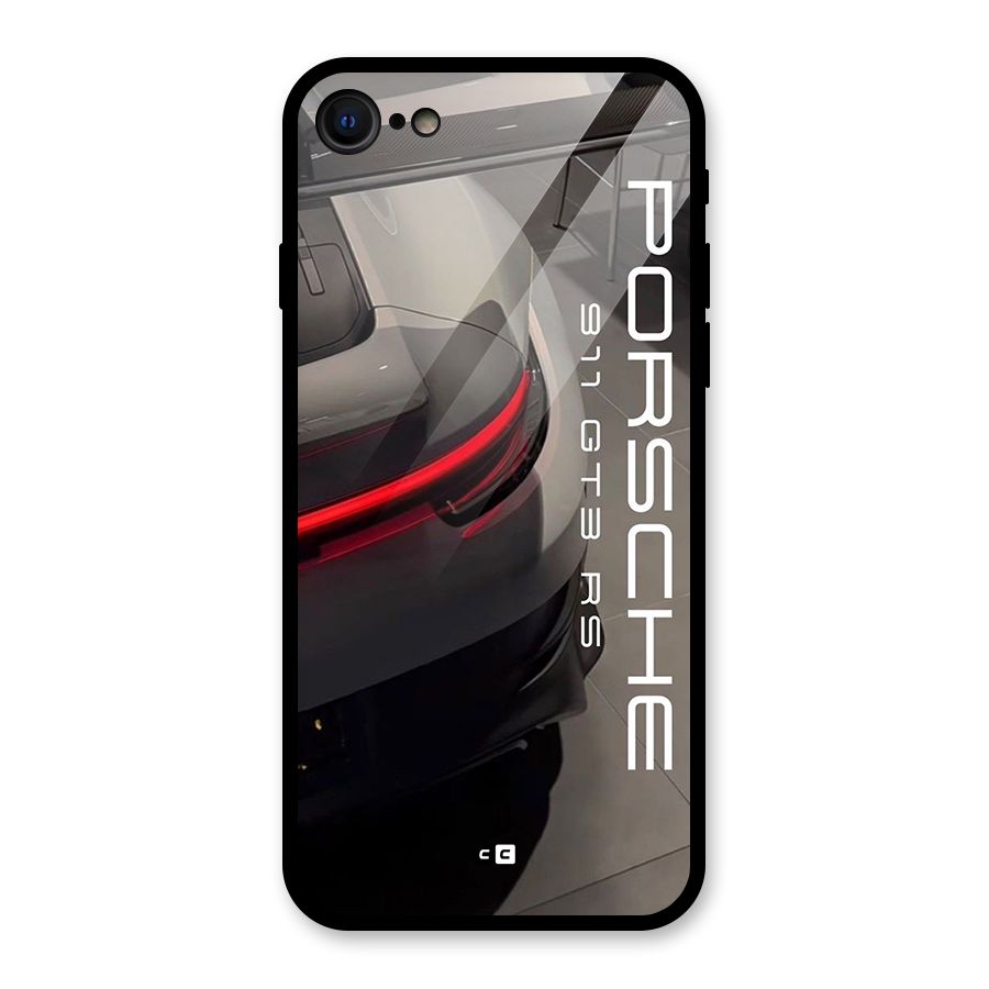 Super Sports Car Glass Back Case for iPhone SE 2020