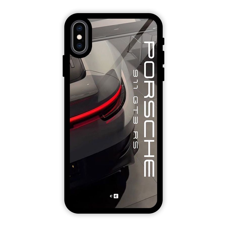 Super Sports Car Glass Back Case for iPhone XS Max