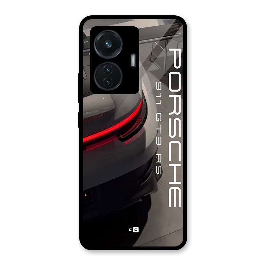 Super Sports Car Glass Back Case for iQOO Z6 44W
