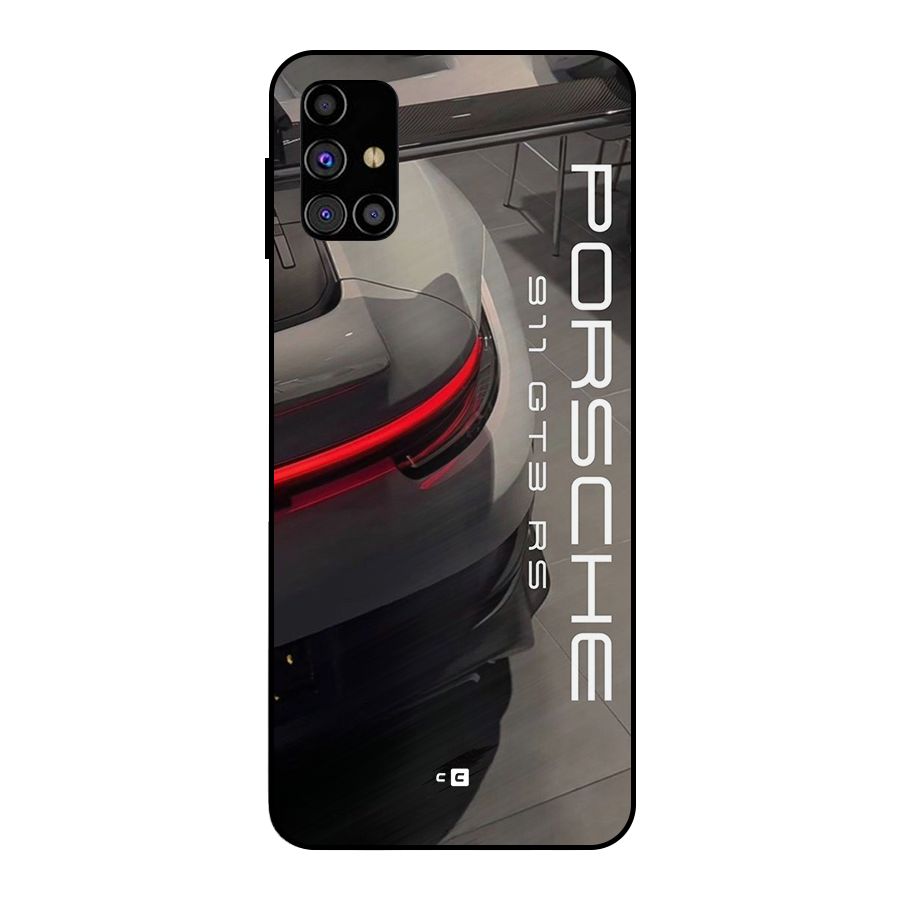 Super Sports Car Metal Back Case for Galaxy M31s