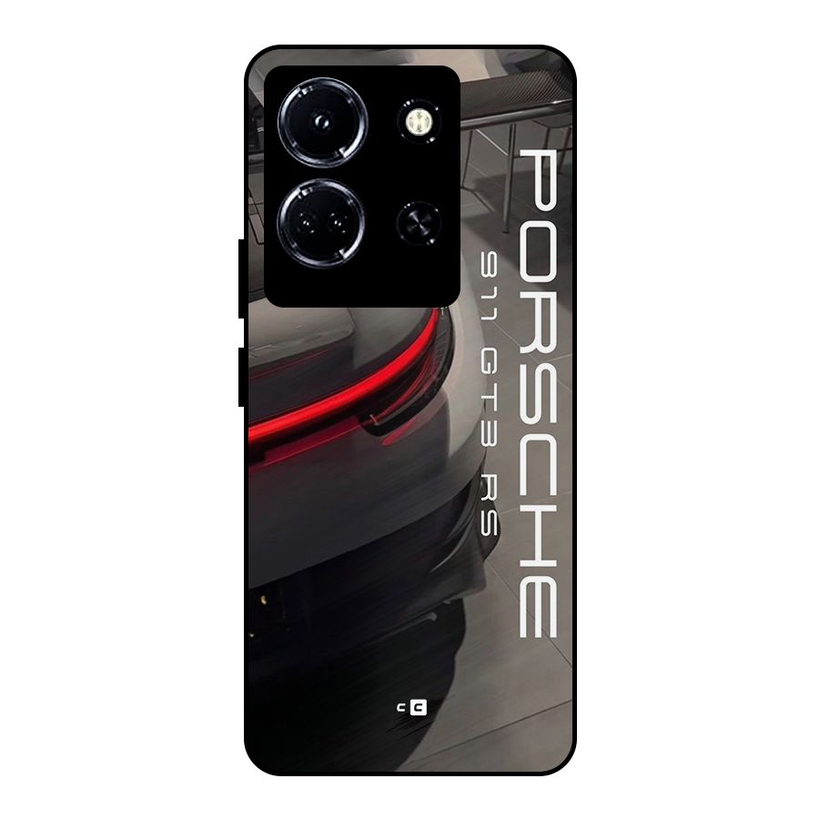 Super Sports Car Metal Back Case for Infinix Note 30 5G