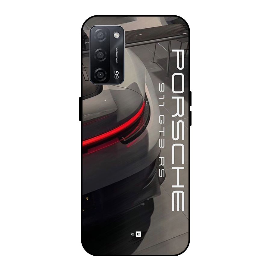 Super Sports Car Metal Back Case for Oppo A53s 5G