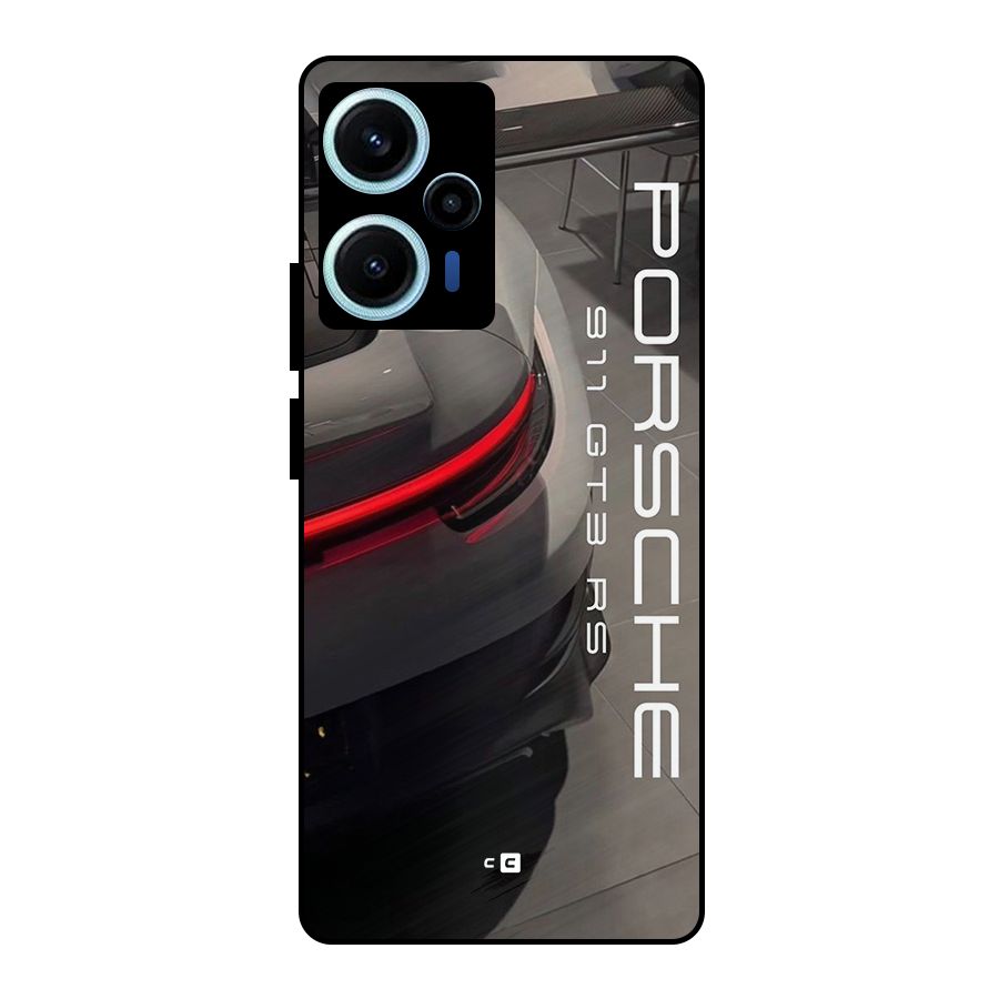 Super Sports Car Metal Back Case for Poco F5