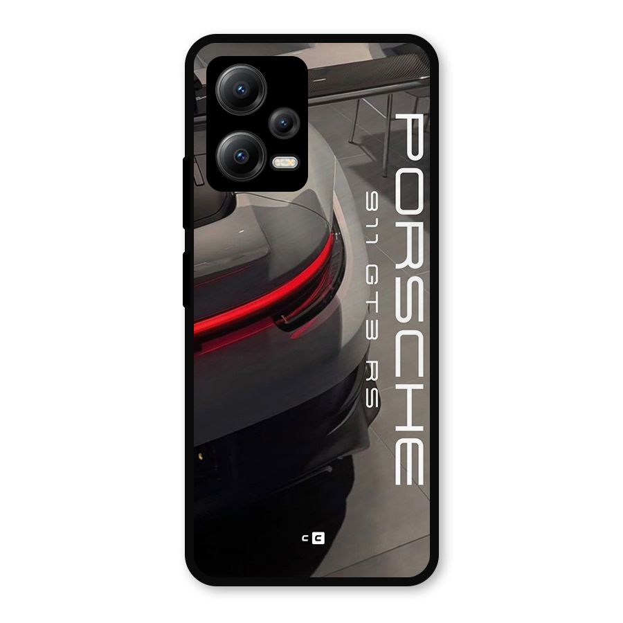 Super Sports Car Metal Back Case for Poco X5