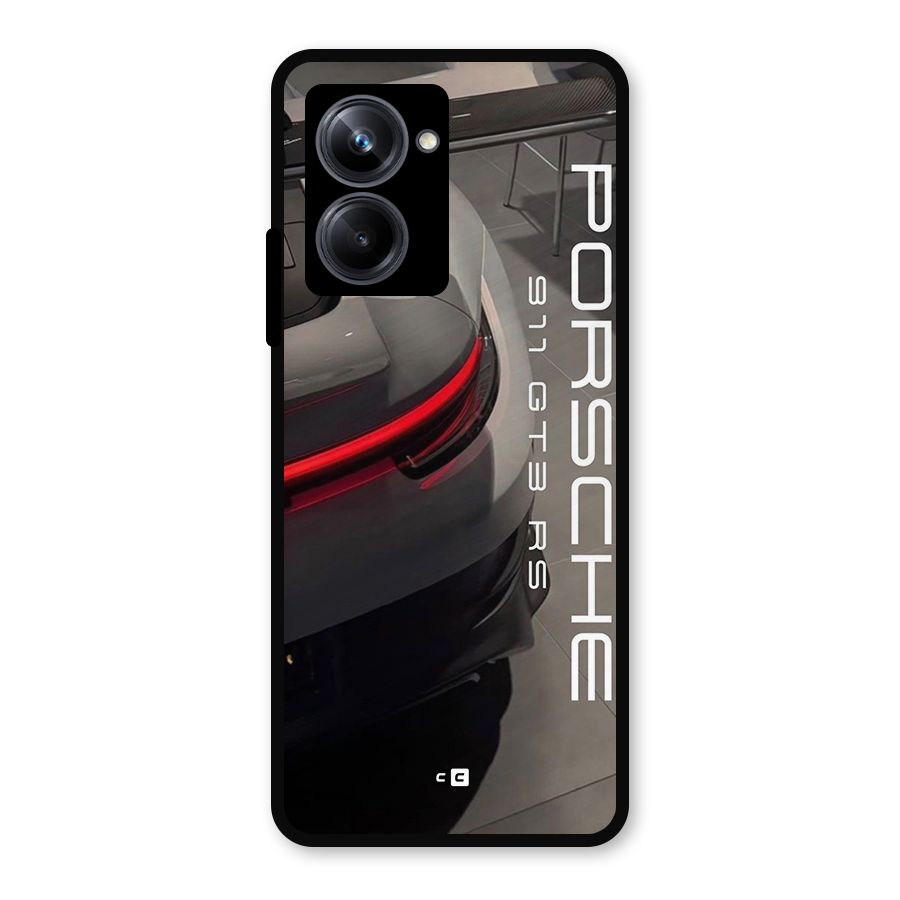 Super Sports Car Metal Back Case for Realme 10 Pro