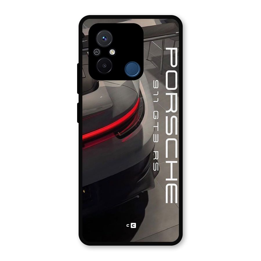 Super Sports Car Metal Back Case for Redmi 12C