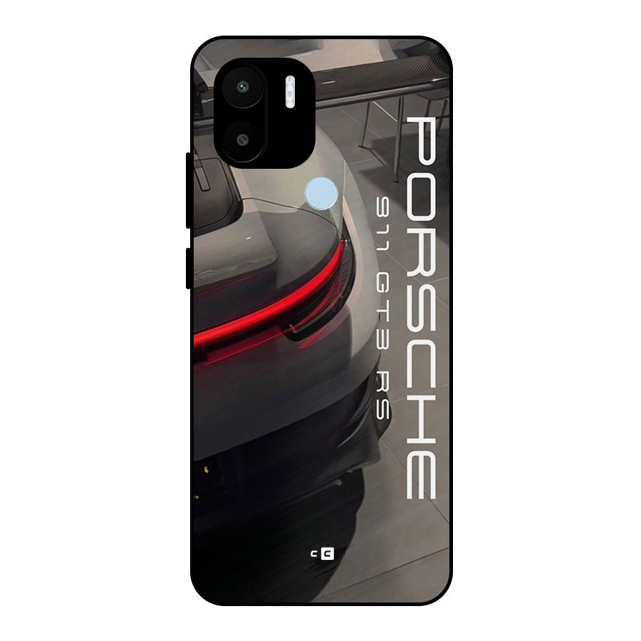 Super Sports Car Metal Back Case for Redmi A1 Plus