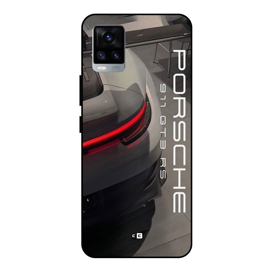 Super Sports Car Metal Back Case for Vivo V20 2021