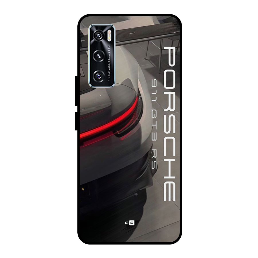 Super Sports Car Metal Back Case for Vivo V20 SE