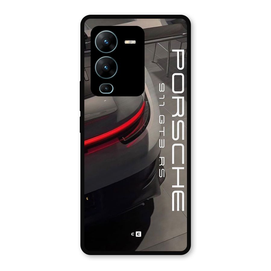 Super Sports Car Metal Back Case for Vivo V25 Pro