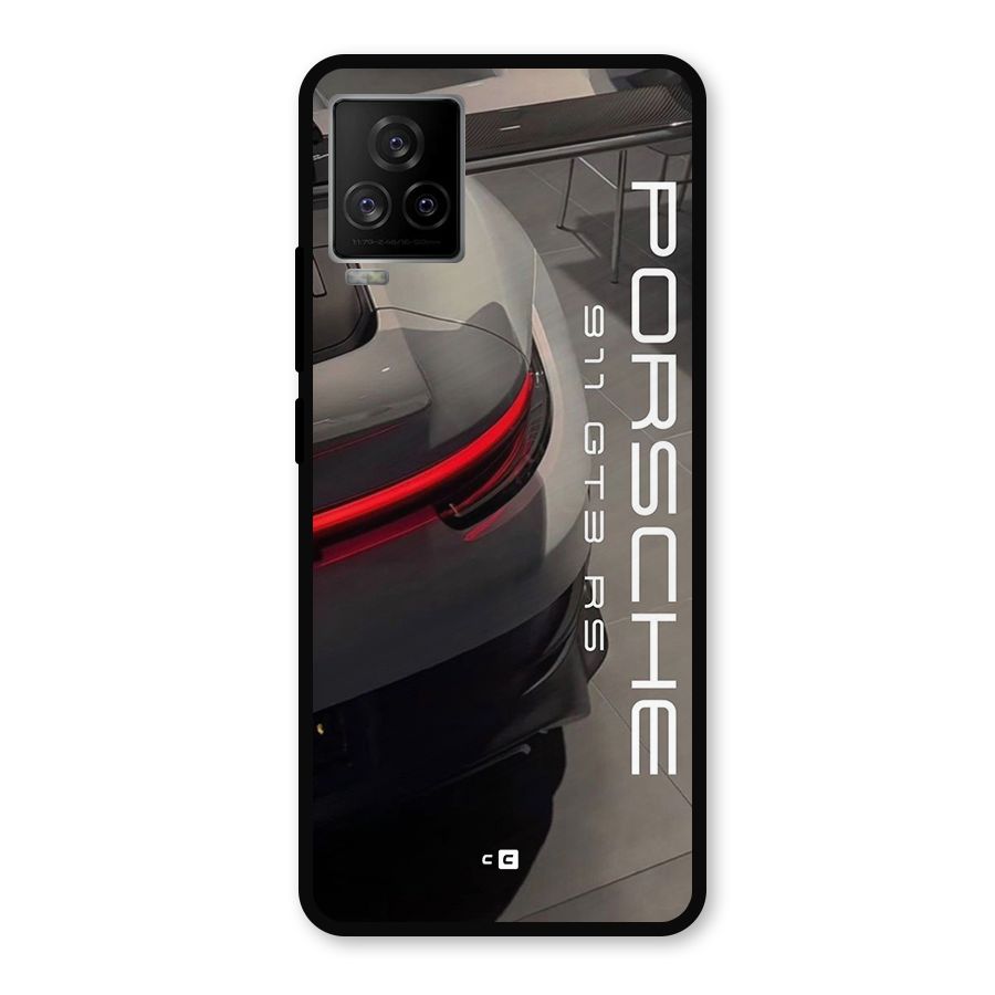 Super Sports Car Metal Back Case for iQOO 7 Legend 5G