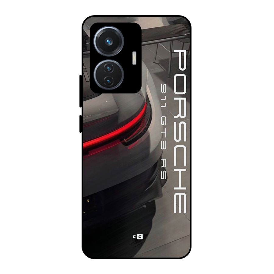 Super Sports Car Metal Back Case for iQOO Z6 44W
