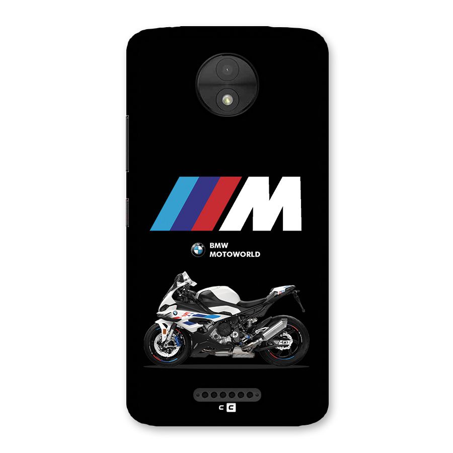 Superbike Stripes Back Case for Moto C