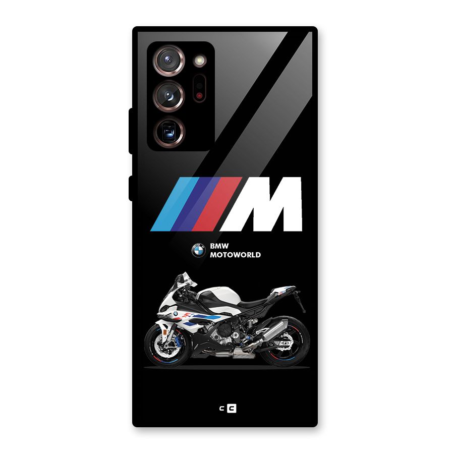 Superbike Stripes Glass Back Case for Galaxy Note 20 Ultra 5G