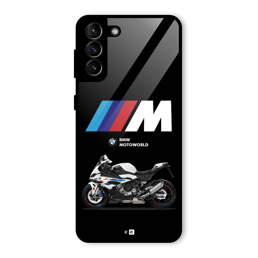 Superbike Stripes Glass Back Case for Galaxy S21 Plus