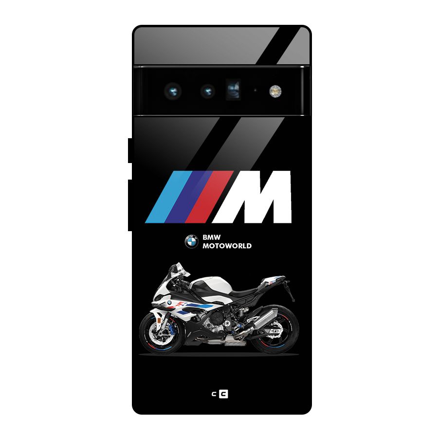 Superbike Stripes Glass Back Case for Google Pixel 6 Pro