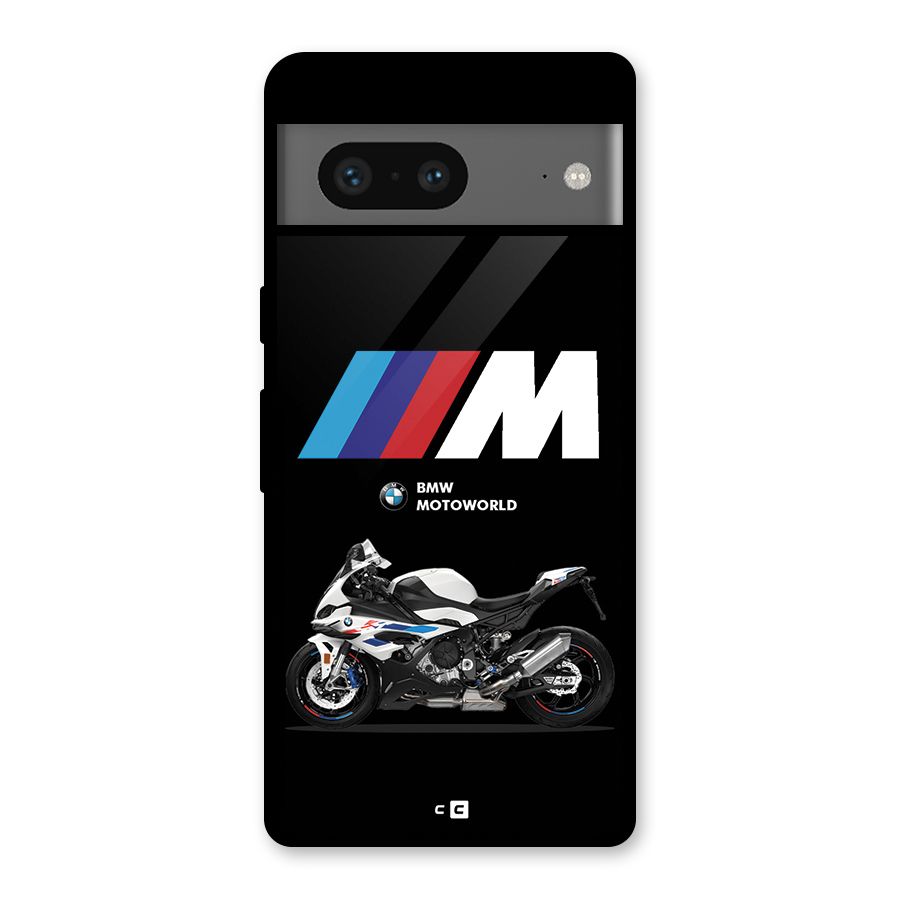 Superbike Stripes Glass Back Case for Google Pixel 7